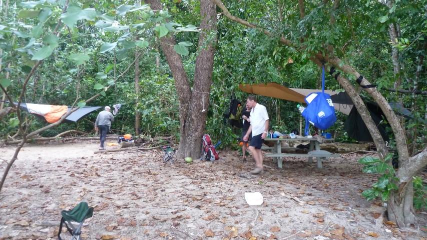 Setting Up Camp at Zoe Bay